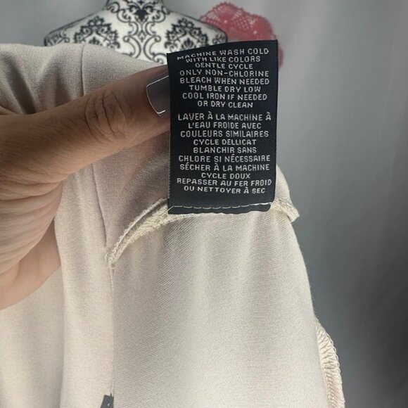 NWT Premise Suit Separates Blazer with Side Pockets Cream Size Medium - Picture 8 of 12